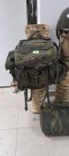 Тубус М777  3шт, Каска кацапа, тактичний рюкзак розвідника, спальник, і фляга.