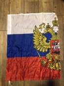 Прапор окупантів (один цілий, другий пополам)