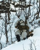 Британская маска  белая , армейская, огнестойкая Face mask. Extreme cold weather Mk2 Flame Resistant