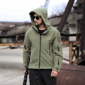 Кофта флисовая с капюшоном ХХЛ