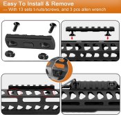 Планка Пикатинни REERON M-lock,13 слотов, алюминиевая секция