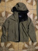 Куртка трекинговая софтшел Dockers тёмная олива size M/48 р. с капюшёном