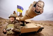 хуйло заряжений в пушку "Абрамса".