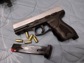 Пистолет стартовый шумовой RetayTaurus PT24 Chrome