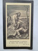 Похоронка Sterbebild первая мировая война Австрия 1915 г