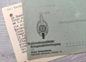 Поштовий конверт + лист. 3 Рейх.