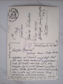 Открытка "Фюрер у Эйфелевой башни" полевая почта 1941 год