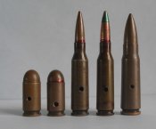 Советские патроны: 9х18 , 5,45 и 7,62х39