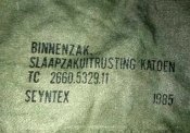 Вкладыш в Спальный мешок, Нидерланды.
