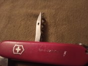 Швейцарський армійський ніж Victorinox Camper, б/в (червоний)