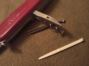 Швейцарський армійський ніж Victorinox Camper, б/в (червоний)