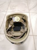 Каска фаст с регулятором Венди в койоте