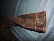 новая теплая Кожаная куртка  ventura fatigues L-XL