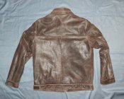 новая теплая Кожаная куртка  ventura fatigues L-XL
