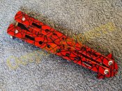 Нож складной бабочка Red Web нож балисонг
