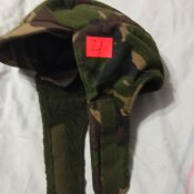 Шапка зимняя камуфляж DPM (Нидерланды). Ушанка р.58 (№4sl)