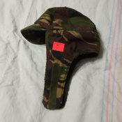 Шапка зимняя камуфляж DPM (Нидерланды). Ушанка р.59 (№5sl)