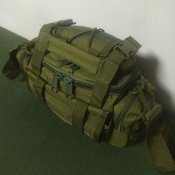 M.O.L.L.E. подсумок-сумка напоясная (армейский зеленый).