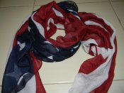 шарф - прапор USA. розм.175 Х 108 см. Б/в.