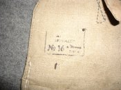 Подсумок 1941 года для трех гранат, клеймо