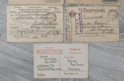 Пошта військовополонених - російський полон - 1СВ.