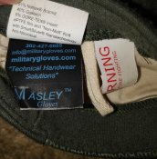 Перчатки Masley Cold Weather Flyers USA. XL