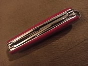 Швейцарський армійський Ніж Victorinox №3, б/в (червоний)