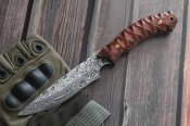Мисливський ніж Дамаск 24 см (1102)