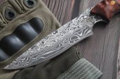 Мисливський ніж Дамаск 24 см (1102)