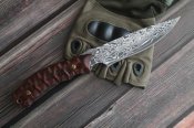 Мисливський ніж Дамаск 24 см (1102)