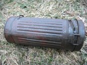 Бак для противогаза. Вермахт.