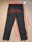 Нові штани MFH US Kampfhose BDU,Schwarz. Size L.