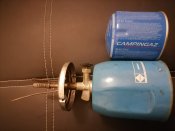 #2 Портативная газовая печка обогреватель с новым баллоном Франция