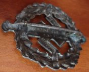 Спортивный знак СА в бронзе. Клеймо "Fechler".