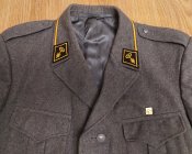 Китель зимний + знак, сукно, размер 54, 1986 г, армия ВС Швейцарии