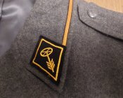Китель зимний + знак, сукно, размер 54, 1986 г, армия ВС Швейцарии