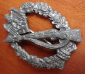 Пехотный знак в серебре (Hermann Aurich).