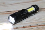 Тактичний Акумуляторний ліхтарик в кейсі USB (1324)