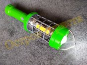Фонарь лампа HB-2799B  на батарейках 3AA  белый и красный свет с магнитом и крючком