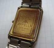 Часы наручные APPELLA A-315-1005 Square Line Geneve Swiss Made
