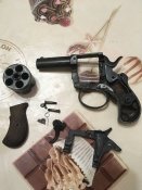 револьвер бульдог макет