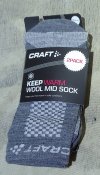 Комплект 2 пари. Термо-шкарпетки зимові Craft WARM Wool Mid 2-Pack Sock (40-42 р.)