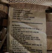 Разгрузка США FLC vest USMC coyote brown (лот8)