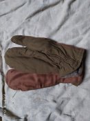 Рукавицы зимние трёхпалые СА СССР, складские