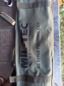 Ліжко розкладне Mil-Tec US Style - похідне ліжко для комфортного відпочинку. (2 шт.)