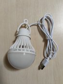 USB Лампа 5W, LED лампочка з ЮСБ портативний світильник від повербанку