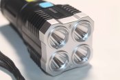 Акумуляторний світлодіодний ліхтар LED+COB (1526)