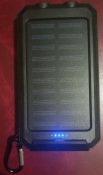 Повербанк на солнечной батареи Power Bank с фонариком на 20000mAh