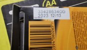 Батарейки аа duracell  пачка 18 шт (2 шт.)
