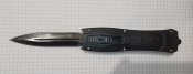 Нож-автомат с фронтальным выбросом bat black